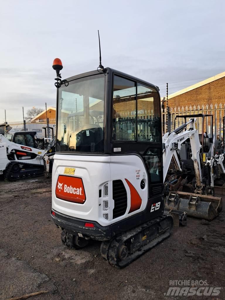 Bobcat E19 cabin Minigravemaskiner