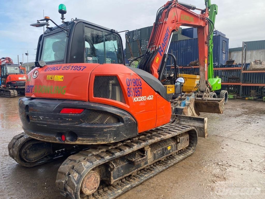 Kubota KX 080-4 Midi-gravemaskiner 7t - 12t