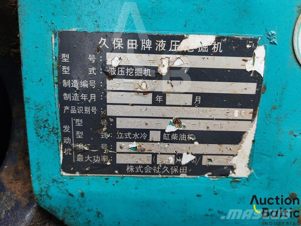 Kubota KX155-3 Minigravemaskiner