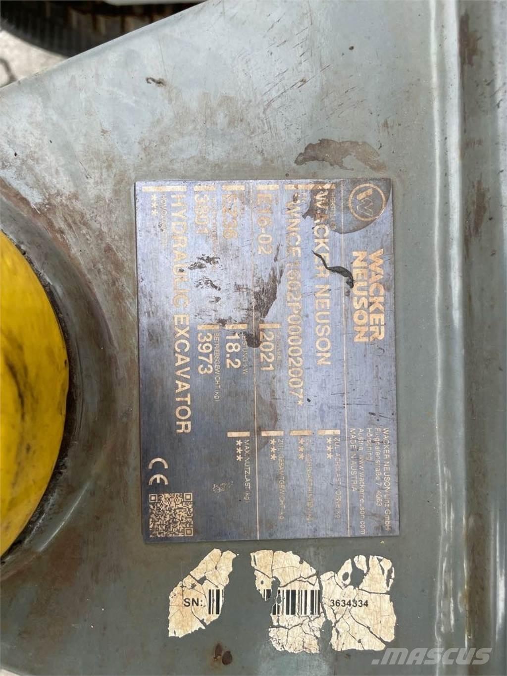Wacker Neuson EZ36 Gravemaskiner på larvebånd