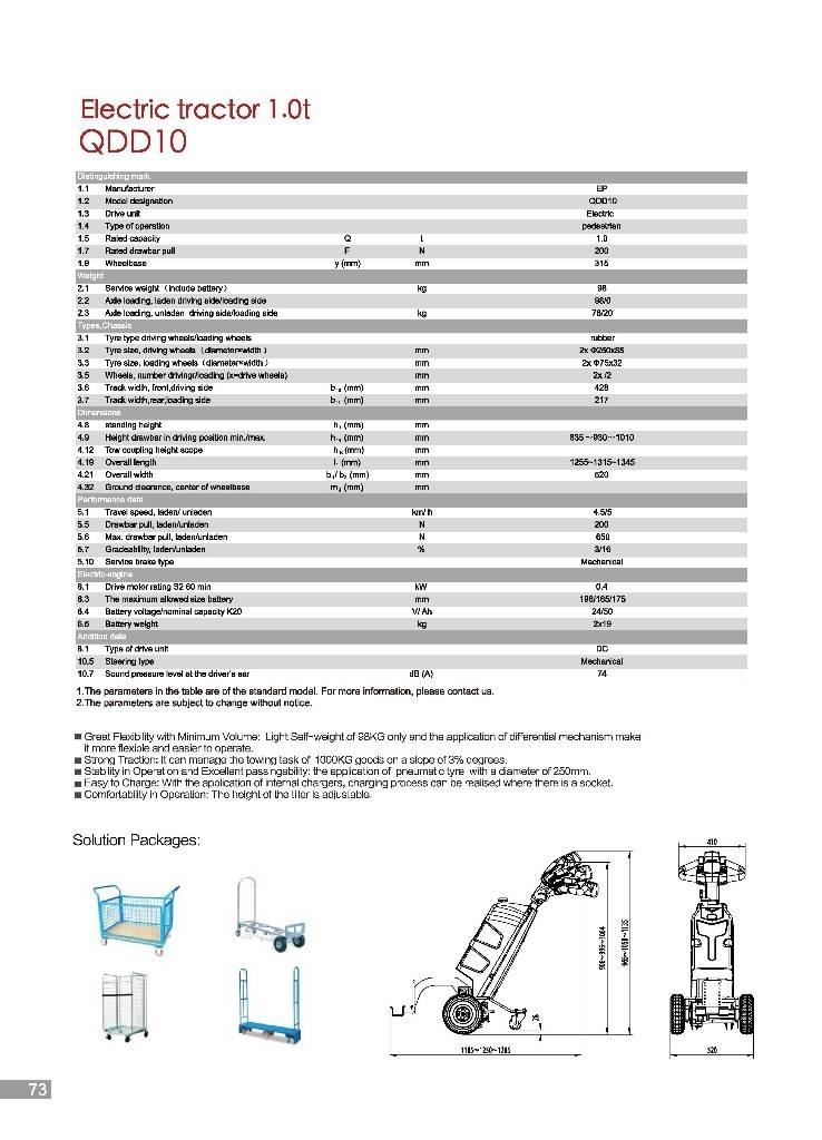 EP QDD10 Bugsertruck