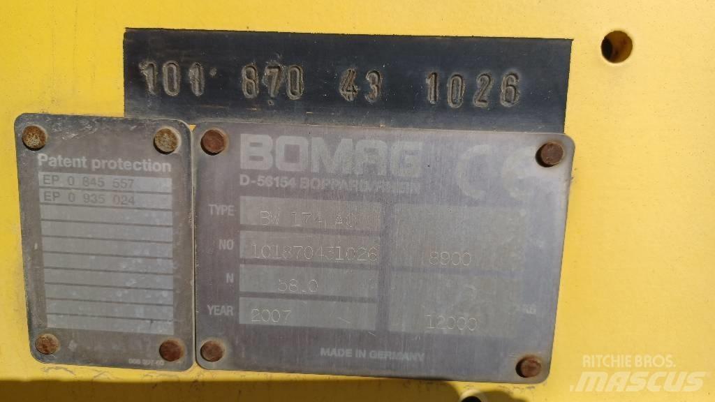 Bomag BW 174 A C Kombi tromle