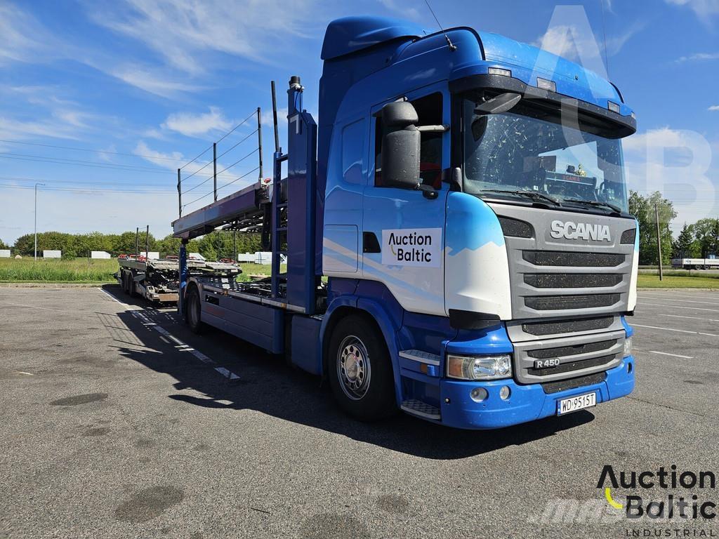 Scania R 450 Autotransportere / Knæklad
