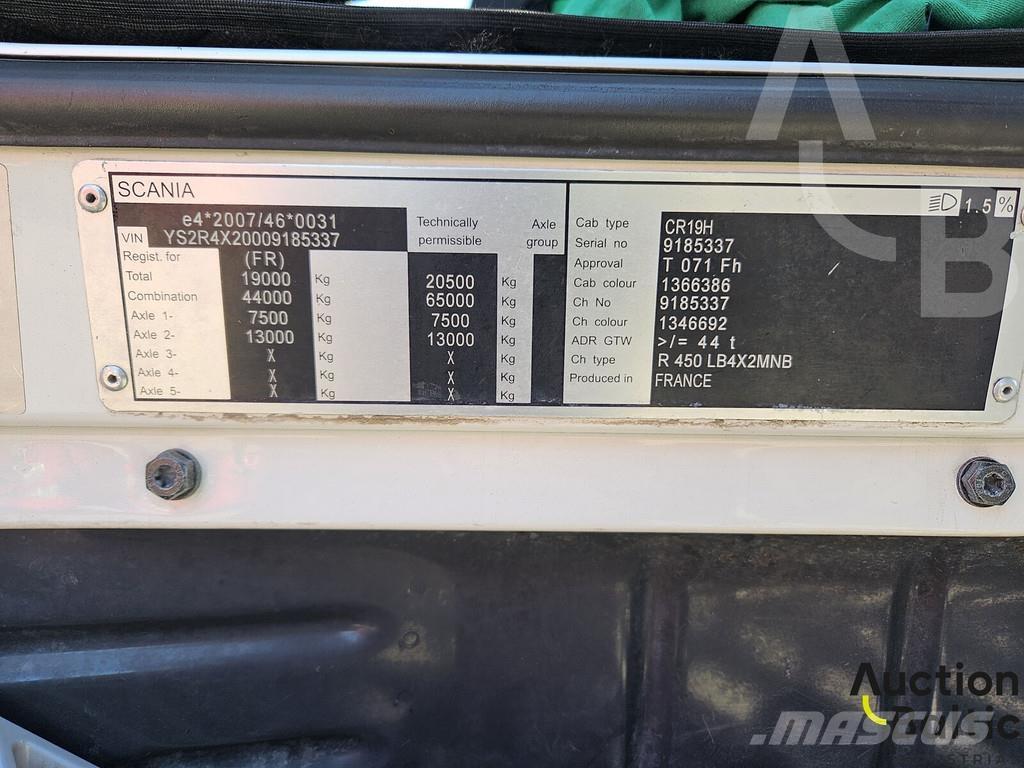 Scania R 450 Autotransportere / Knæklad