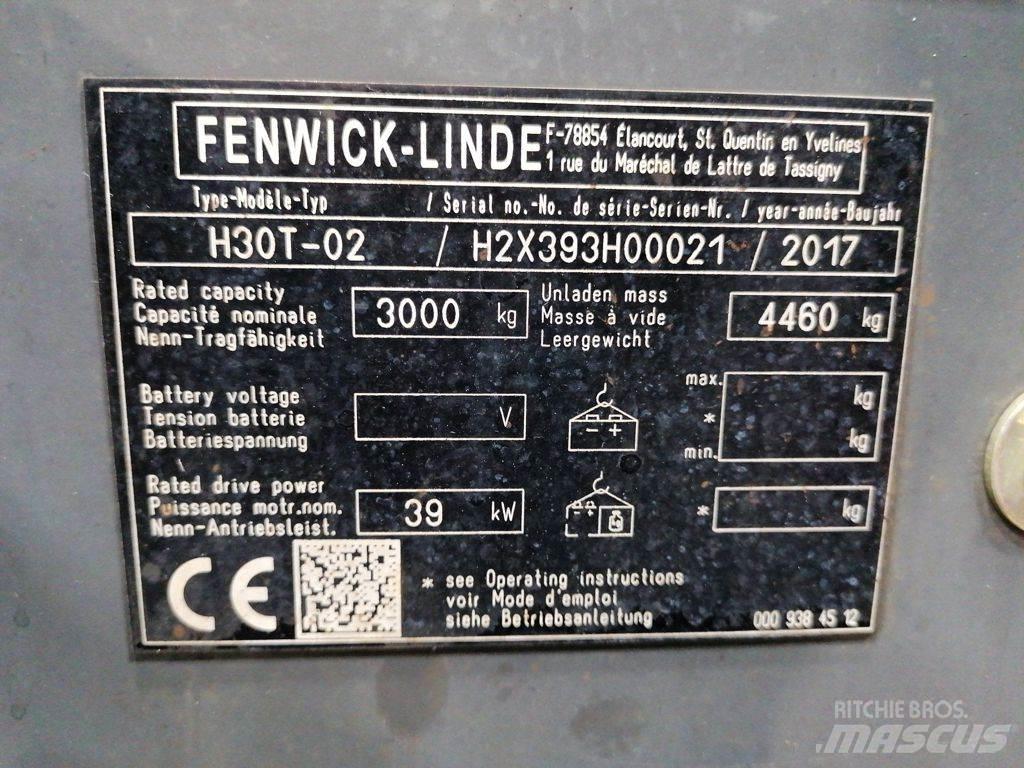 Linde H30T-02 LPG gaffeltrucks