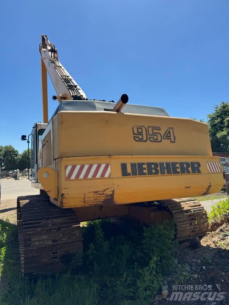 Liebherr 954 Gravemaskiner med lang gravebom