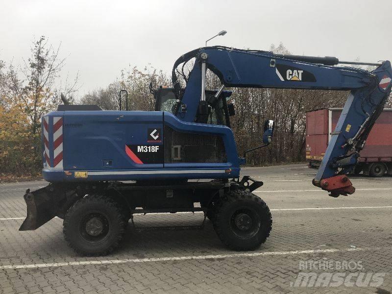 CAT M318F Gravemaskiner på hjul