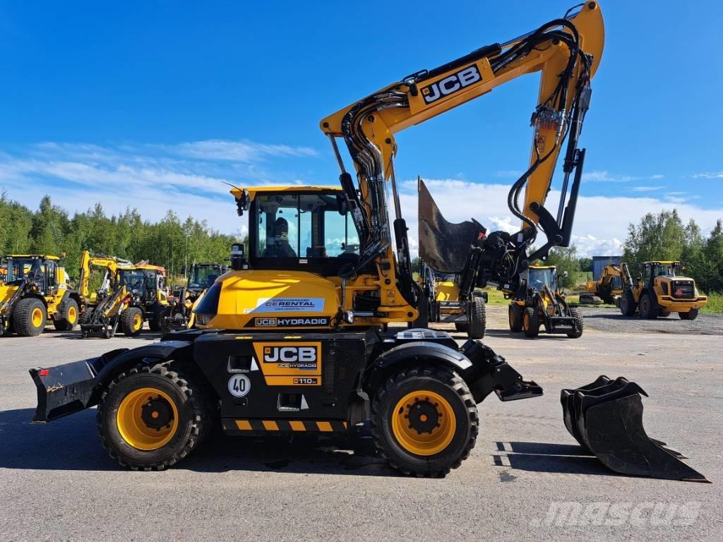 JCB Hydradig Gravemaskiner på hjul