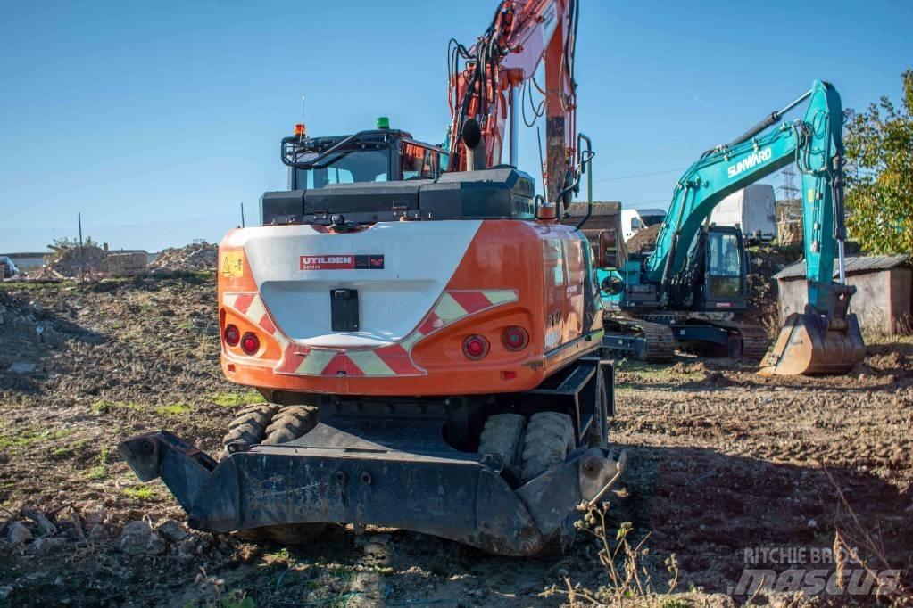 Hitachi ZX 145 Gravemaskiner på hjul