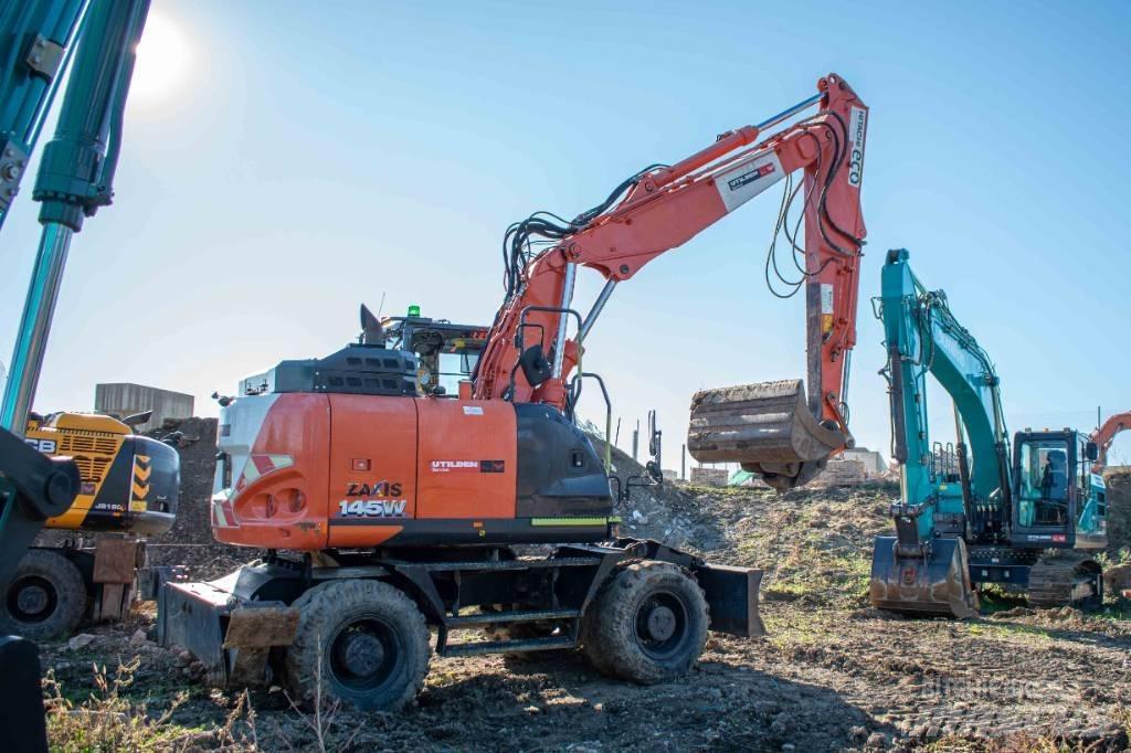Hitachi ZX 145 Gravemaskiner på hjul