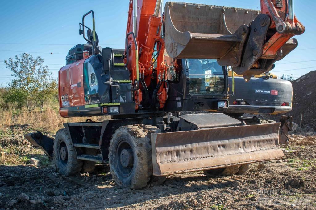 Hitachi ZX 145 Gravemaskiner på hjul