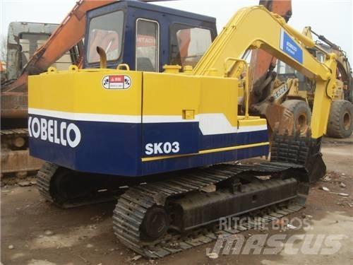 Kobelco SK03 Minigravemaskiner