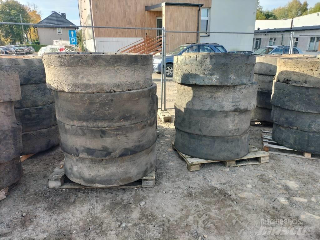 JCB full tires Hjul, Dæk og Fælge