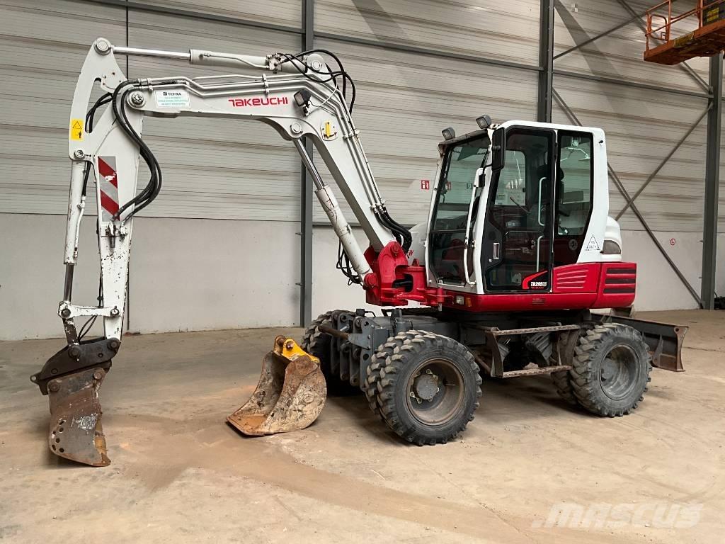 Takeuchi TB 295 W Gravemaskiner på hjul