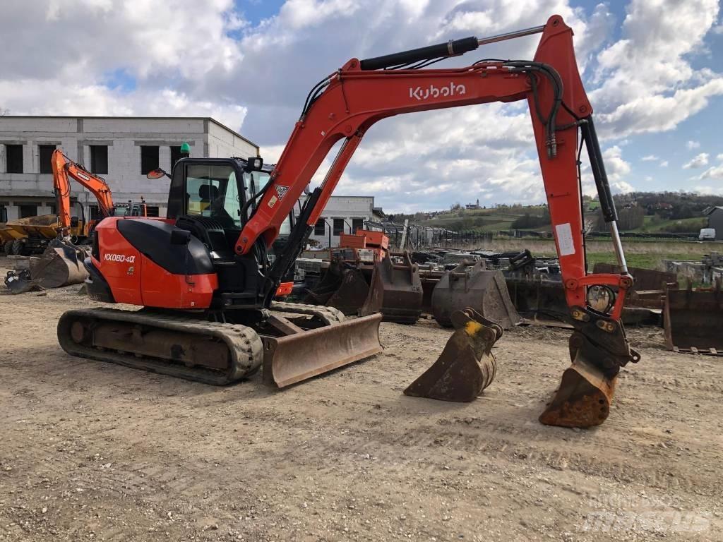 Kubota KX 080-4 Gravemaskiner på larvebånd