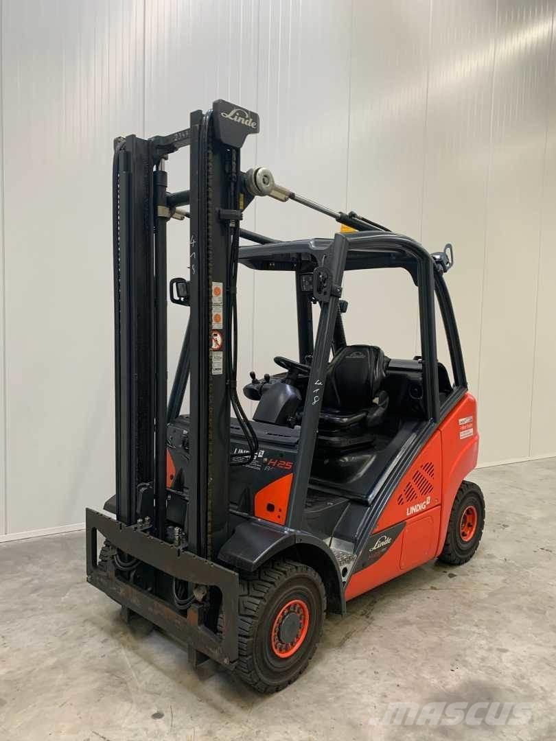 Linde H25T LPG gaffeltrucks