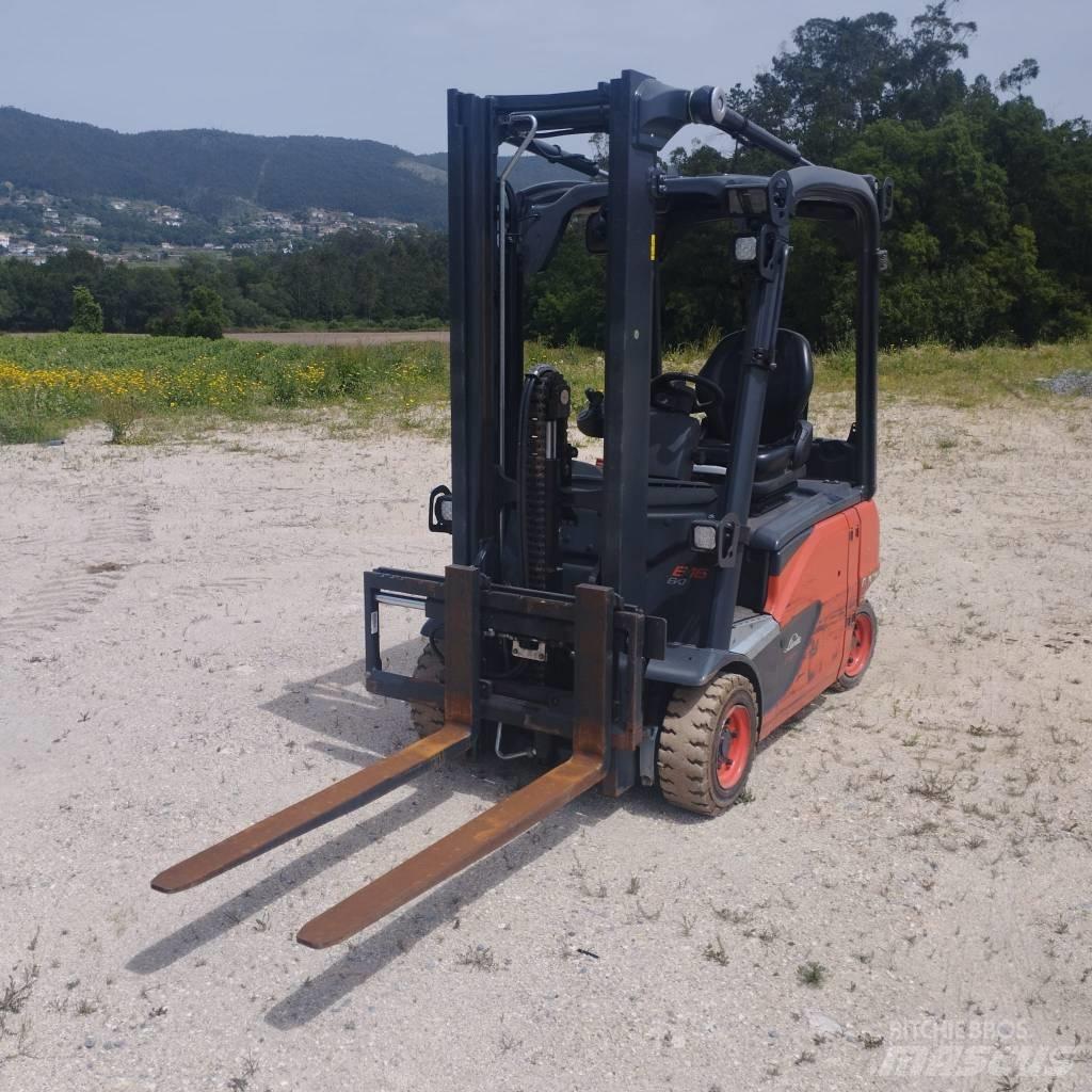 Linde E 16 El gaffeltrucks