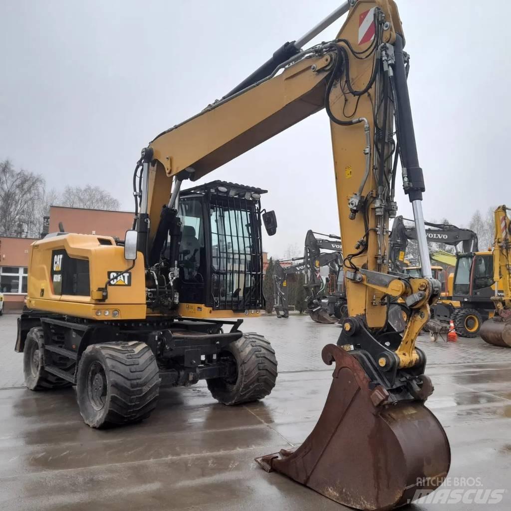 CAT M 318 F Gravemaskiner på hjul