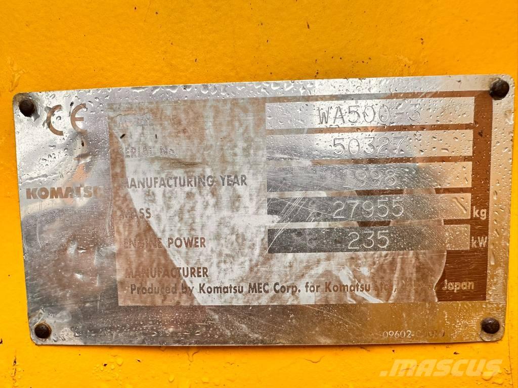 Komatsu WA500-3 Læssemaskiner på hjul