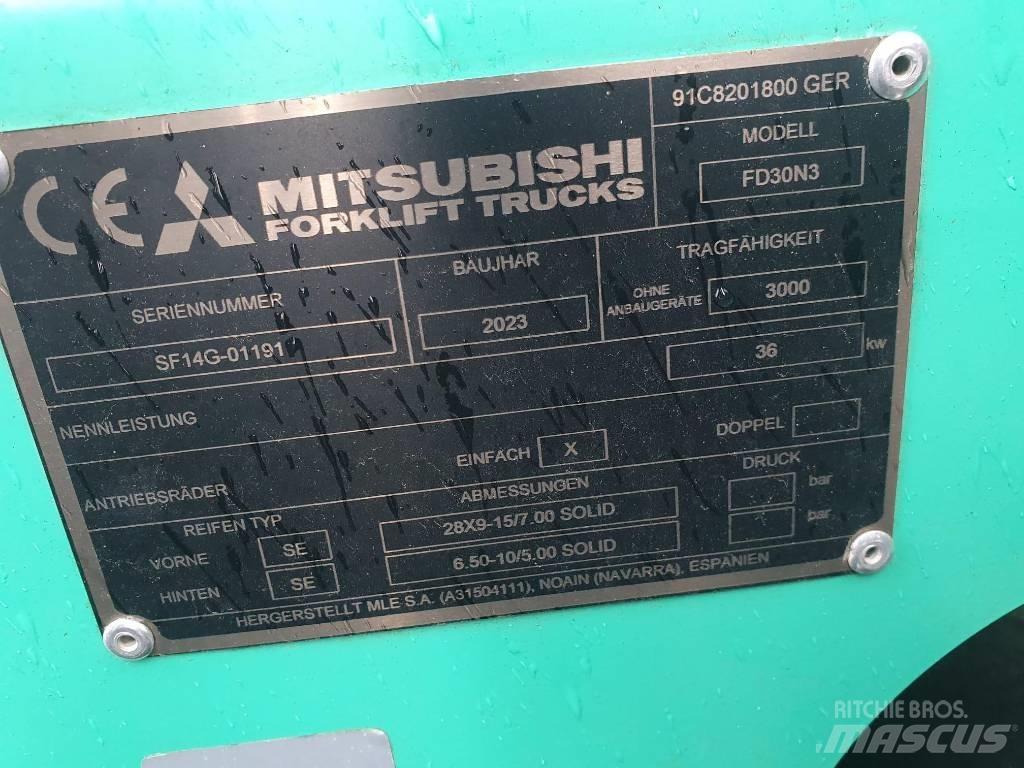 Mitsubishi FD 30 N Diesel gaffeltrucks