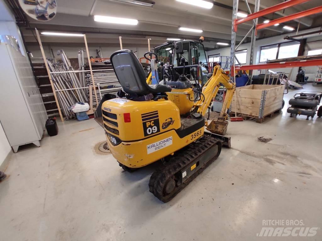 Komatsu PC 09-1 Minigravemaskiner