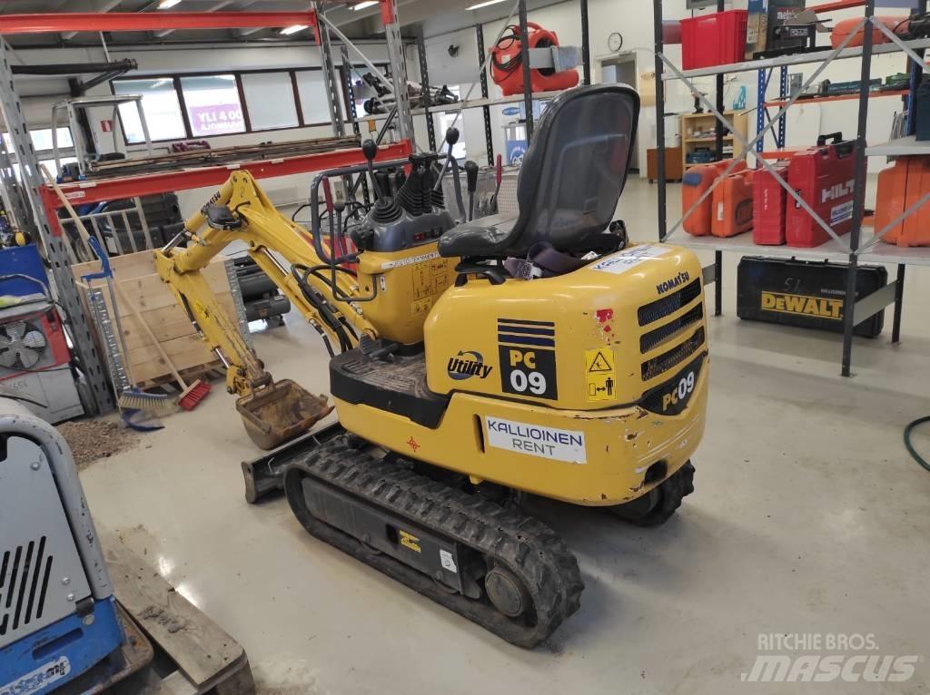 Komatsu PC 09-1 Minigravemaskiner