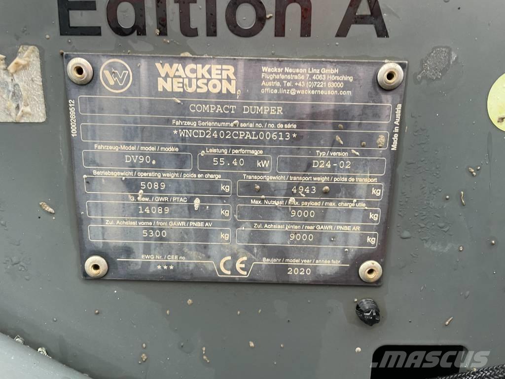 Wacker Neuson DV 90 Dumpere