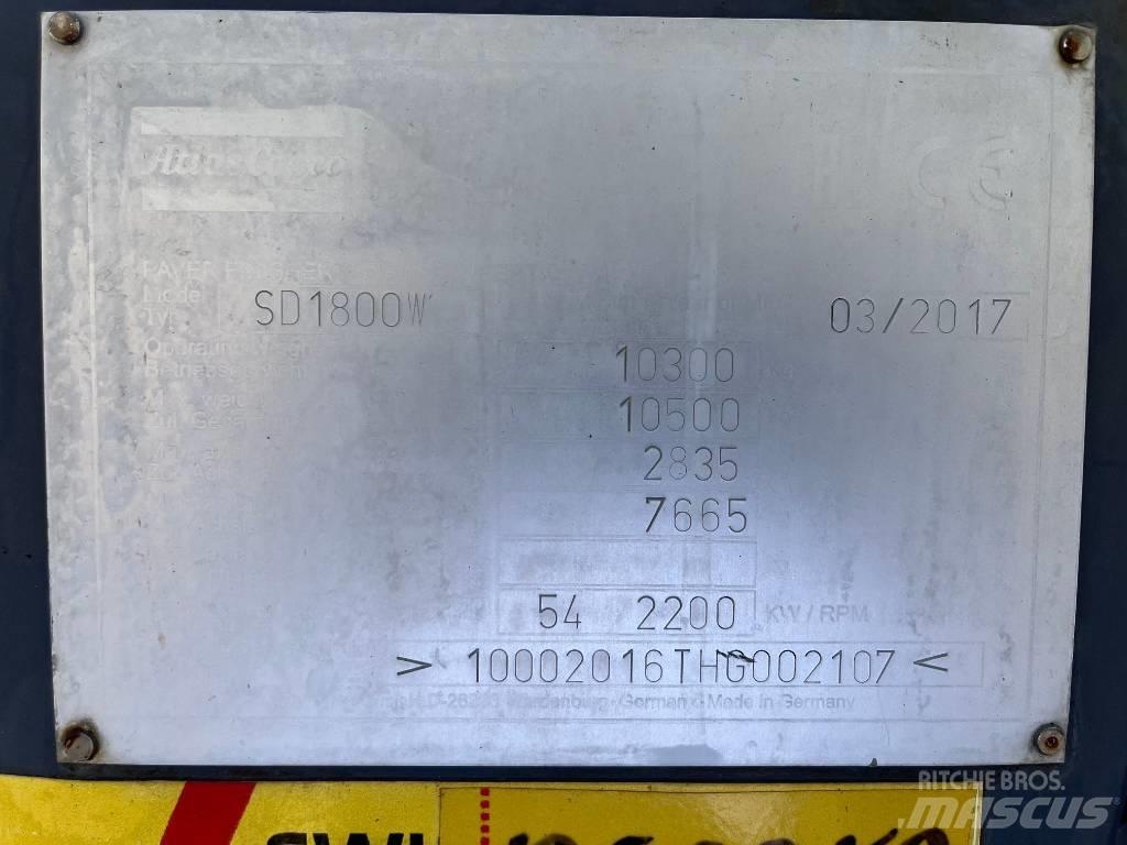 Dynapac SD 1800 W Asfaltudlæggere
