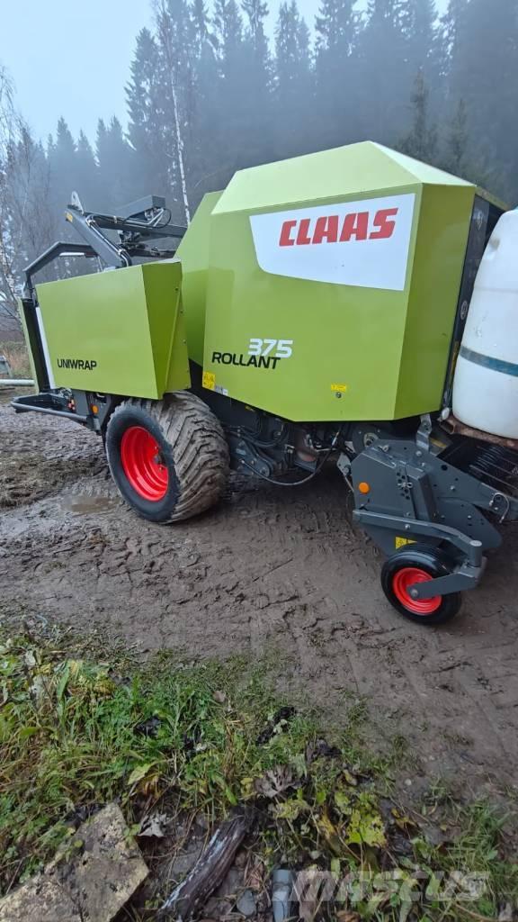 CLAAS 375 Uniwrap Rundballe-pressere
