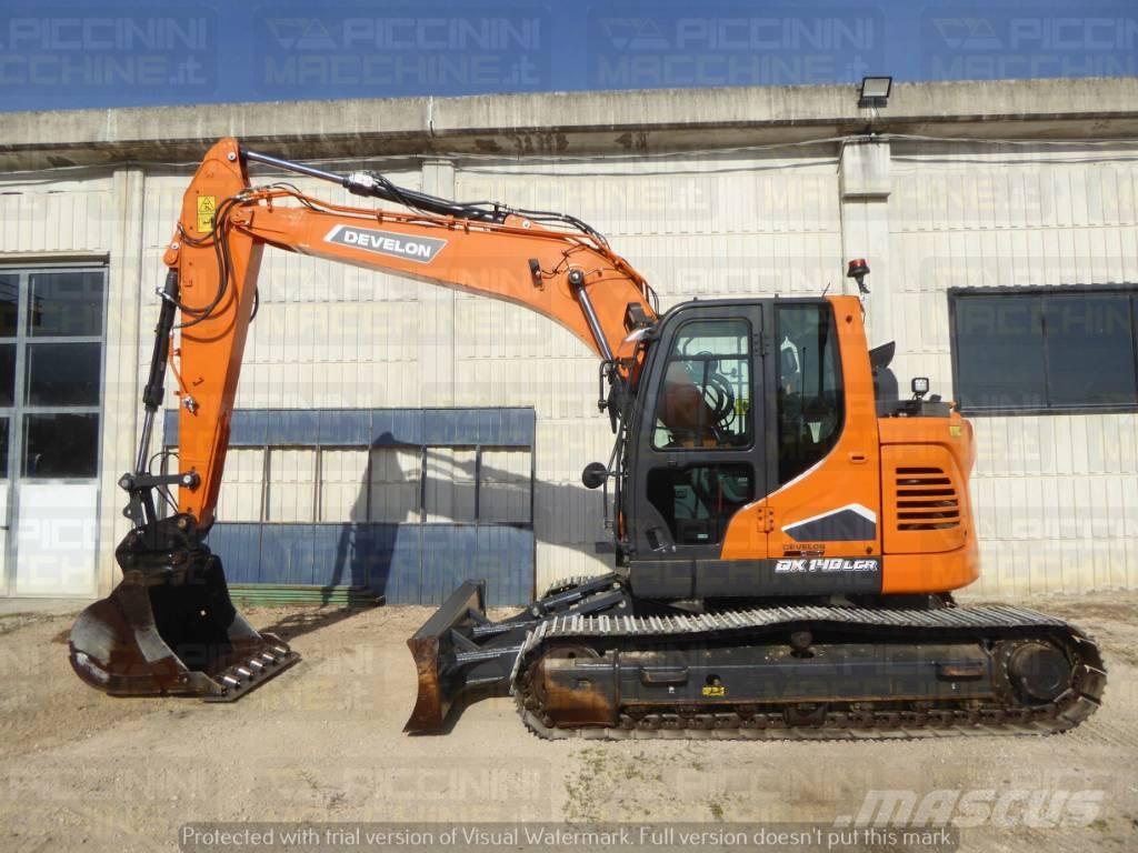 Doosan DX140LCR-7 Gravemaskiner på larvebånd