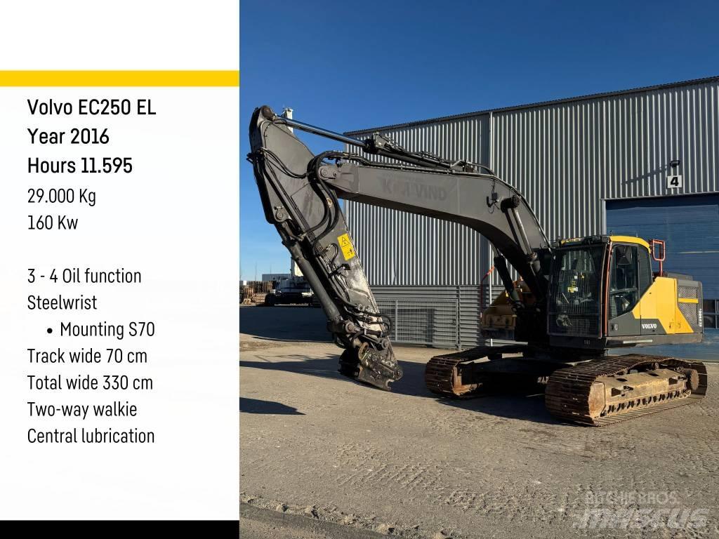 Volvo EC 250 EL Gravemaskiner på larvebånd