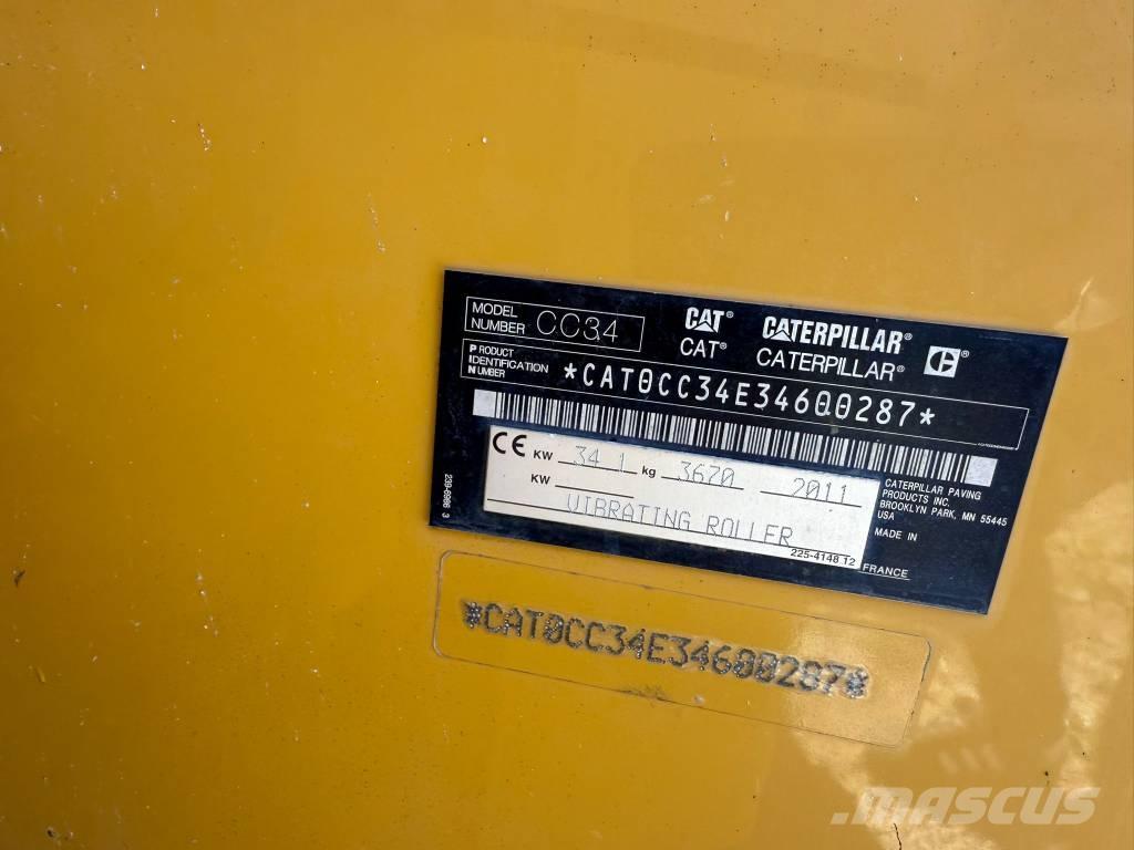 CAT CC 34 Kombi tromle