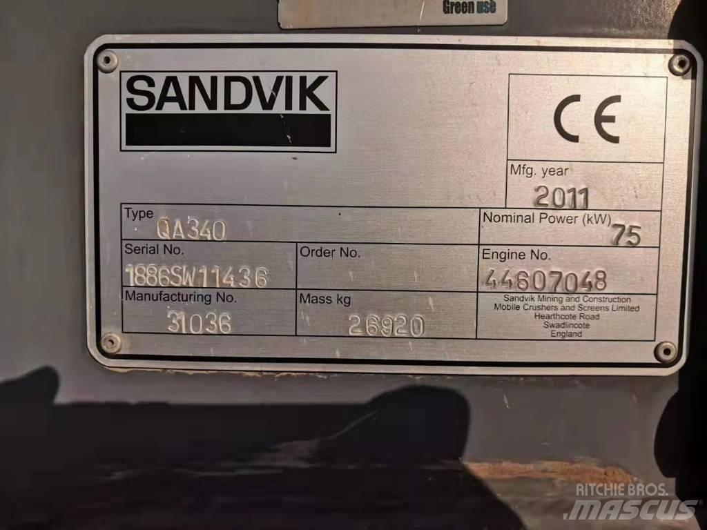 Sandvik QA 340 Sorterværk