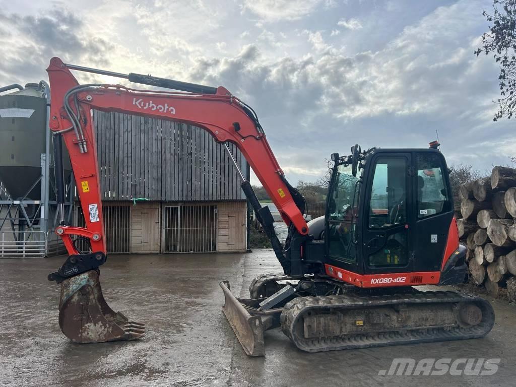 Kubota KX 080-4 Midi-gravemaskiner 7t - 12t