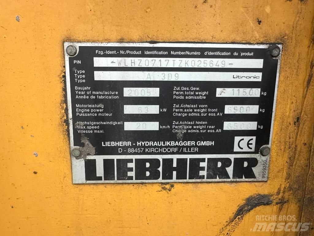 Liebherr A 309 Gravemaskiner på hjul