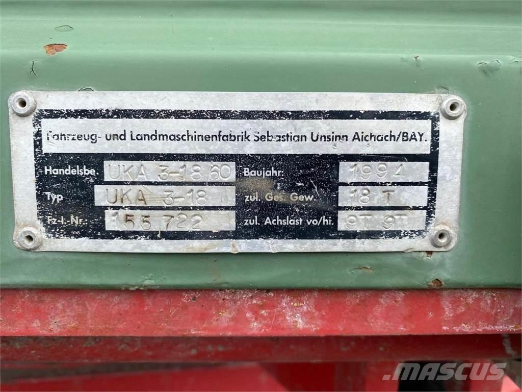 Unsinn UKA3-18/60 Anhænger med tip