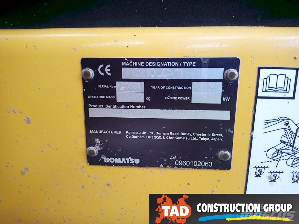 Komatsu PC210LC-11 Gravemaskiner på larvebånd