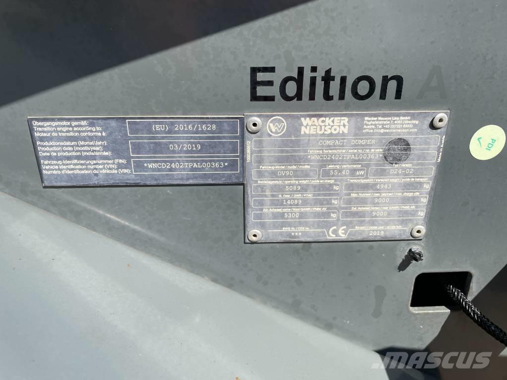 Wacker Neuson DV 90 Dumpere