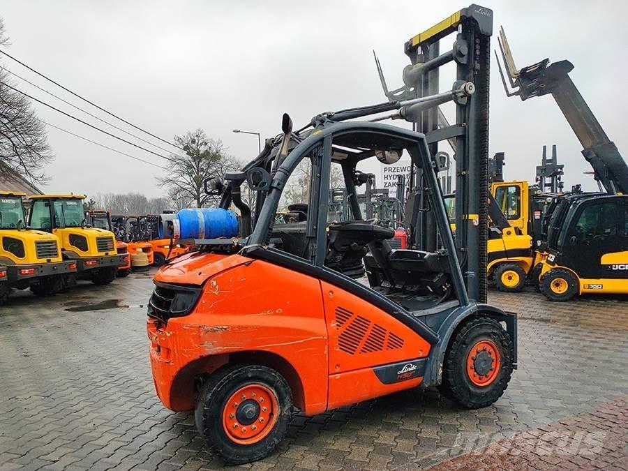 Linde H50T-02 LPG gaffeltrucks