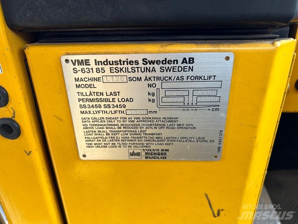 Volvo L 120 Læssemaskiner på hjul