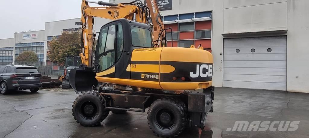 JCB JS 145 W Gravemaskiner på hjul