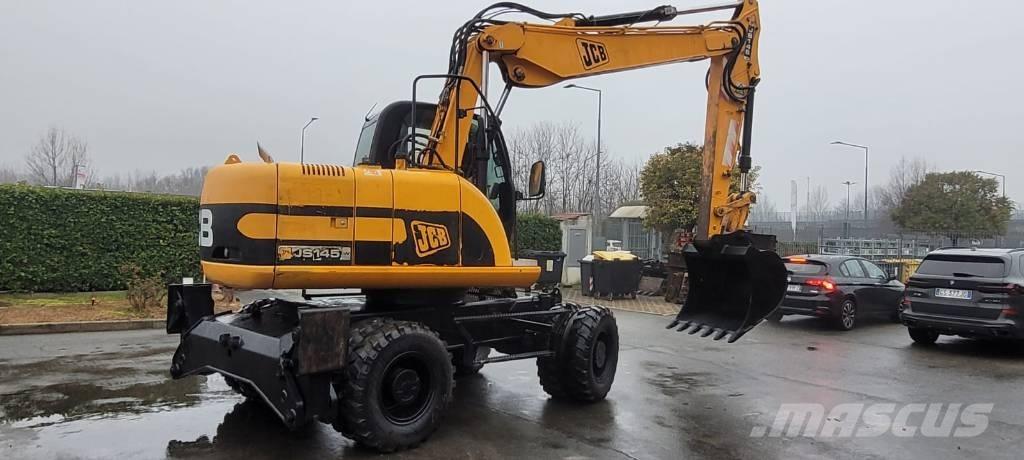 JCB JS 145 W Gravemaskiner på hjul