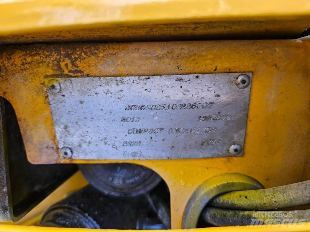JCB 8025 ZTS Minigravemaskiner
