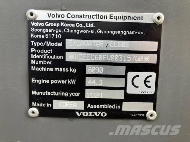 Volvo EC 60 E Gravemaskiner på larvebånd