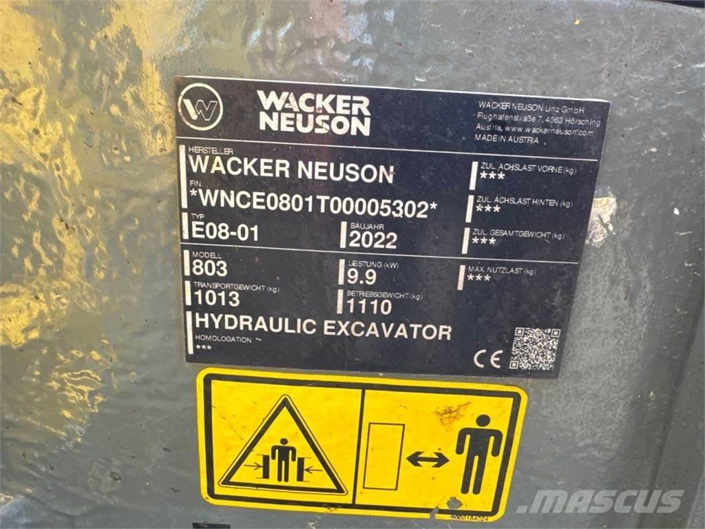 Wacker Neuson 803 Gravemaskiner på larvebånd