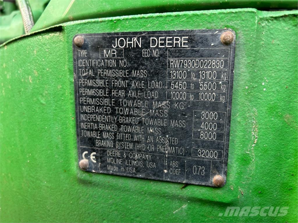 John Deere 7930 Traktorer