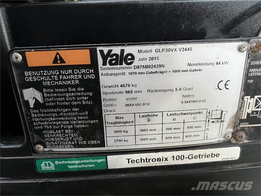 Yale GLP30VXV2445 LPG gaffeltrucks