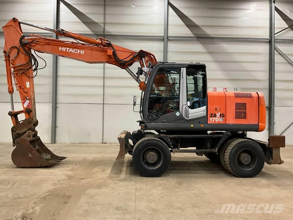 Hitachi ZX 170 W-3 Gravemaskiner på hjul
