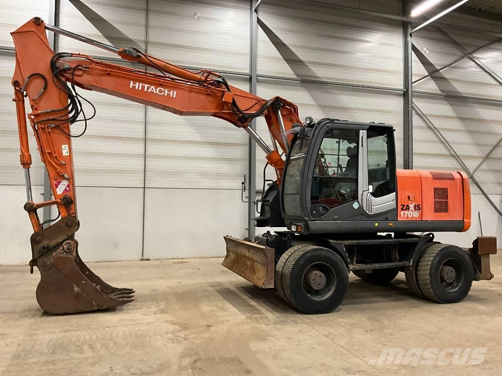 Hitachi ZX 170 W-3 Gravemaskiner på hjul