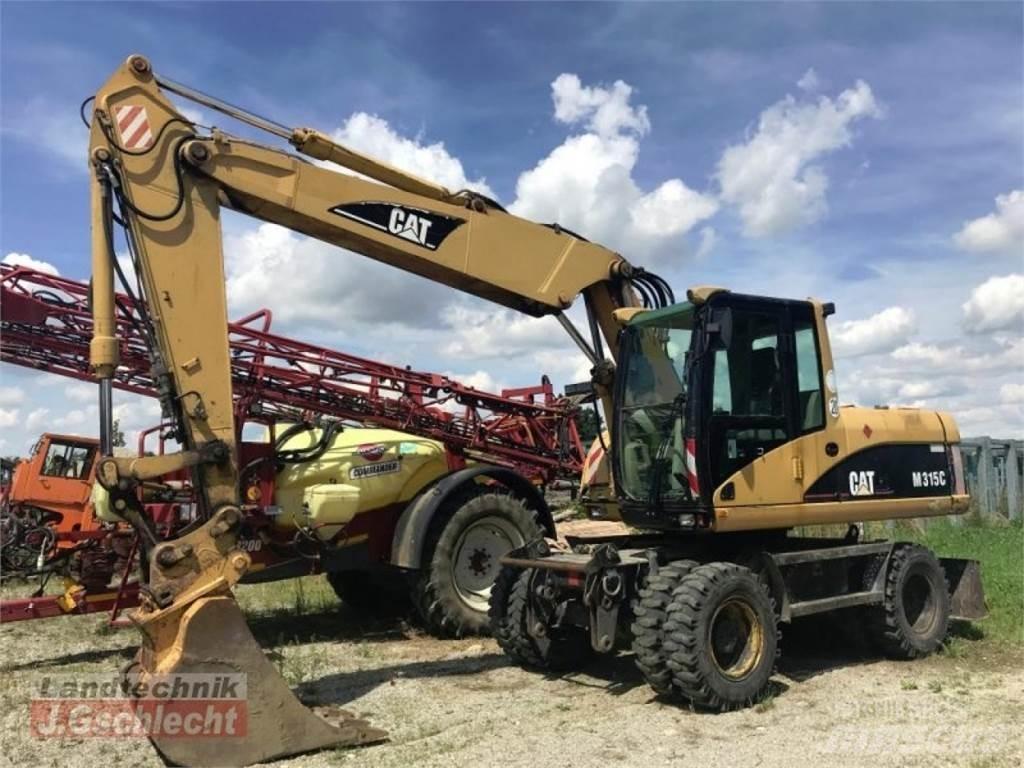 CAT m 315c Gravemaskiner på hjul